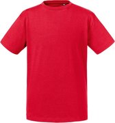 Russell Kinderen/kinderen Puur organisch T-Shirt (Klassiek rood)
