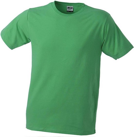 T-shirt élastique unisexe James and Nicholson (vert)
