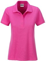 James and Nicholson Vrouwen/dames Basic Polo (Roze)