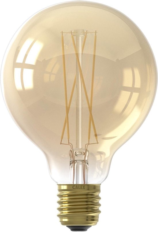 Calex Globe LED Lamp Warm Ø95 - E27 - 430 Lm - Goud