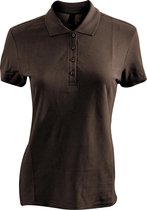 SOLS Dames/dames Passion Pique Poloshirt met korte mouwen (Chocolade)