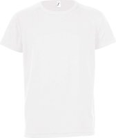 SOLS Kinderen/Kinderen Sportief Unisex T-Shirt met korte mouwen (Wit)