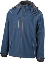 James and Nicholson Heren Winter Softshell Jas (Marine)