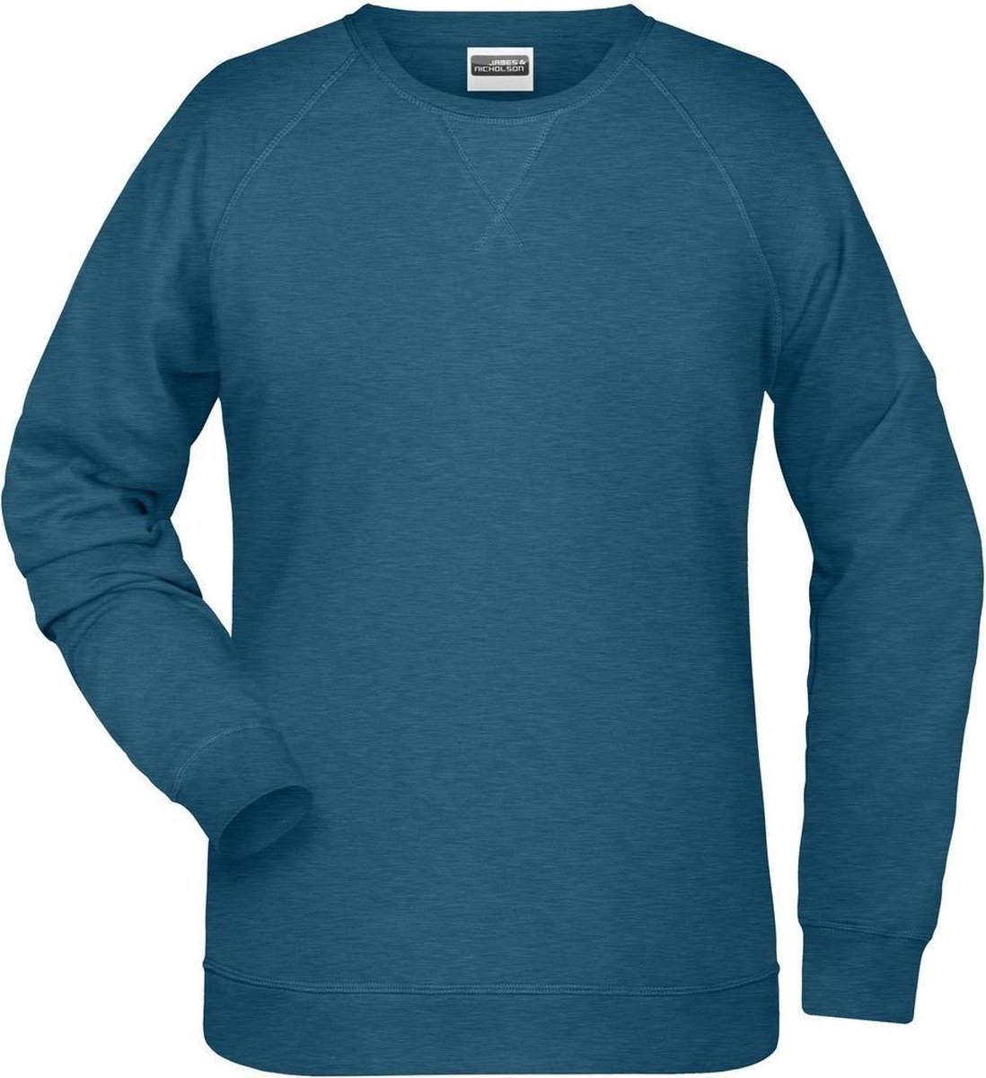 James and Nicholson Dames/dames Raglan Sweatshirt met lange mouwen Benzine Melange