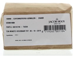Jacob Hooy Cayennepeper gemalen 250 Gram