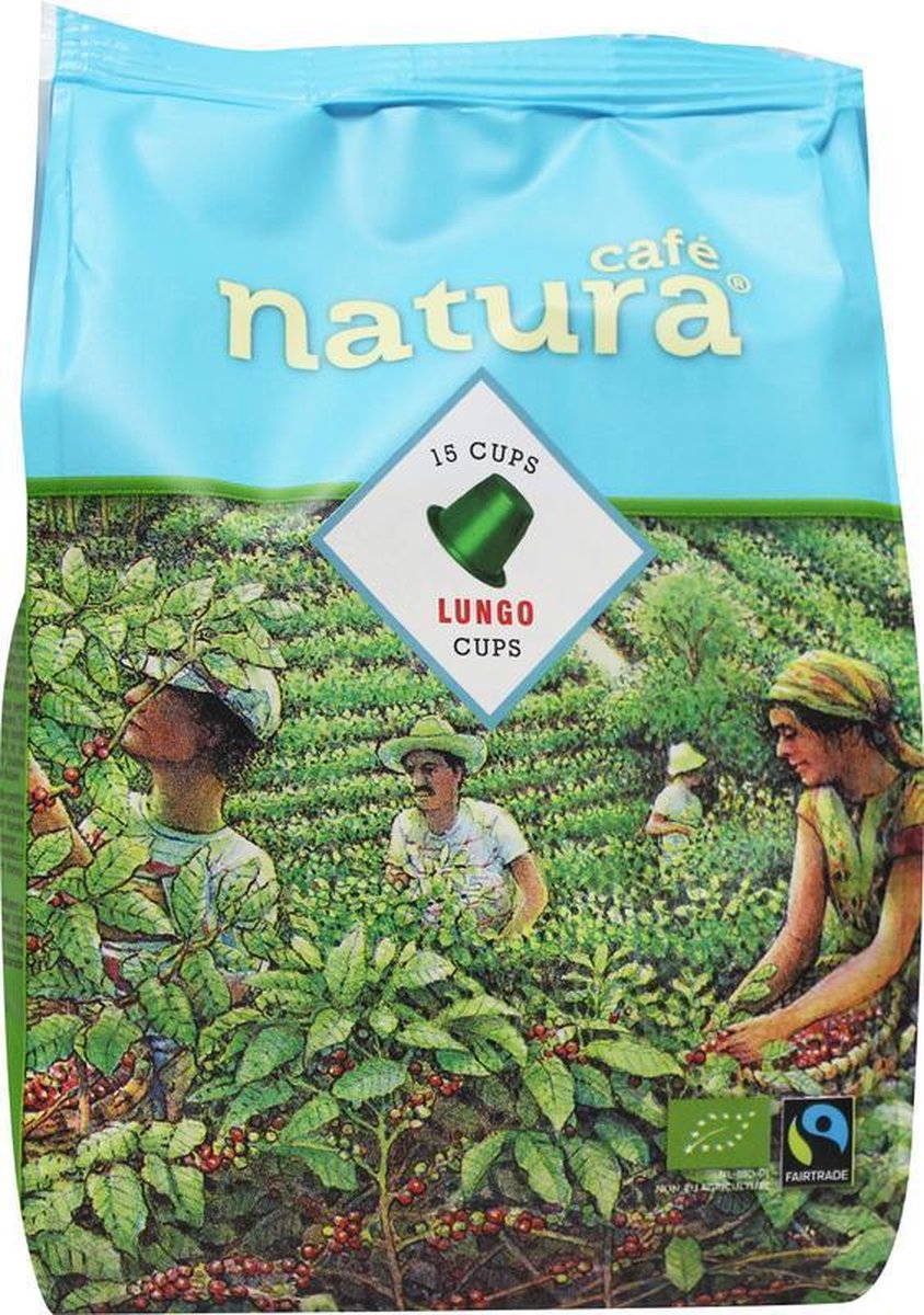 Cafe Natura Lungo koffiecap 15 stuks