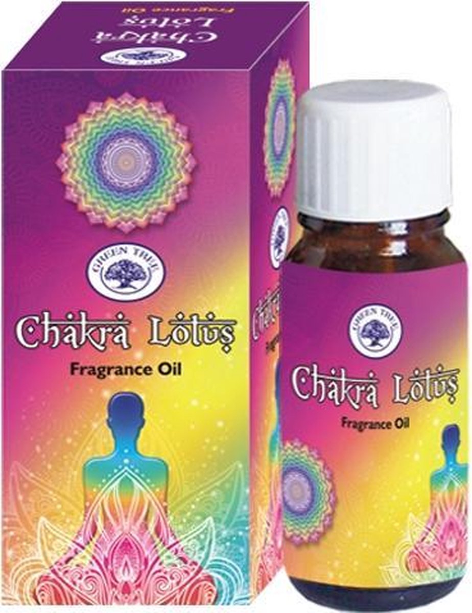 Goedkoopste Green Tree Geurolie chakra lotus 10 ml
