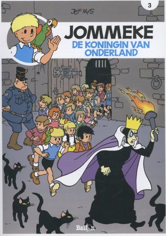Jommeke 3 De koningin van Onderland, Jef Nys 9789462100534 Boeken