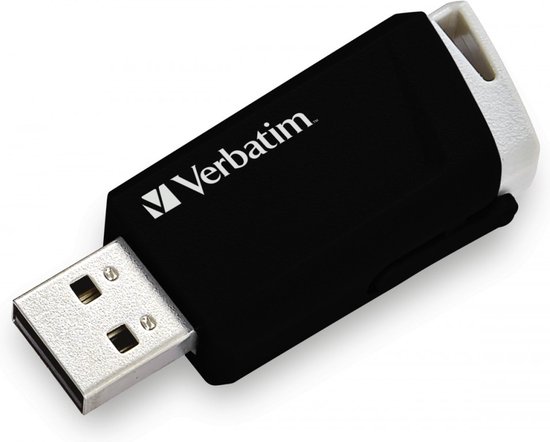 Verbatim V Store N CLICK USB-stick 32 GB Zwart 49307 USB-A 3.2 Gen 1