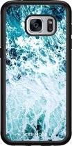 Samsung S7 hoesje - Oceaan | Samsung Galaxy S7 case | Hardcase backcover zwart