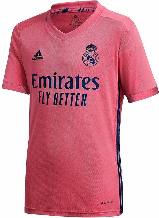 krom ik lees een boek identificatie Adidas Real Madrid Uitshirt 20/21 Roze Kinderen | bol.com