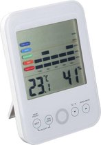 2 in1 Digitale hygro- en thermometer met schimmelalarm, wit