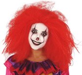 Fiestas Guirca Verkleedpruik Clown Dames Synthetisch Rood