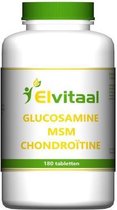 Elvitaal Glucosamine Msm Chrondroïtine 180 tab