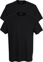 Gotzburg heren T-shirts regular fit O-hals (2-pack) - zwart - Maat: M