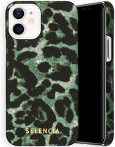 Selencia Maya Fashion Backcover iPhone 12 Mini hoesje - Green Panther