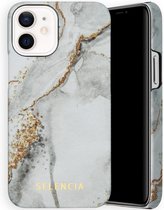 Selencia Maya Fashion Backcover iPhone 12 Mini hoesje - Marble Stone