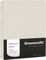 Bonnanotte (topper) Hoeslaken Jersey Elastan Offwhite 90/100x200/220
