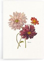 Walljar - Dahlia - Muurdecoratie - Poster