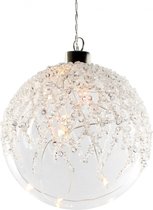 Peha Kerstbal Met Deco 12 Cm Glas Transparant