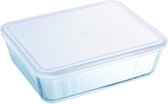 Pyrex Cooking & Storage All in One - Avec couvercle - Verre borosilicate - 25 x 20 cm - 2,6 l