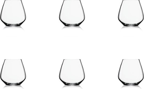 bed Competitief ik heb nodig Luigi Bormioli Atelier Waterglas 59 cl - 6 stuks | bol.com