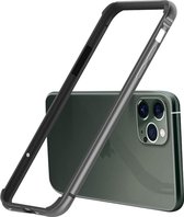 geschikt voor Apple iPhone 11 Pro metalen bumper case - zwart