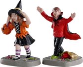 Lemax - Terrified Trick-or-treaters- Set Of 2 - Kersthuisjes & Kerstdorpen