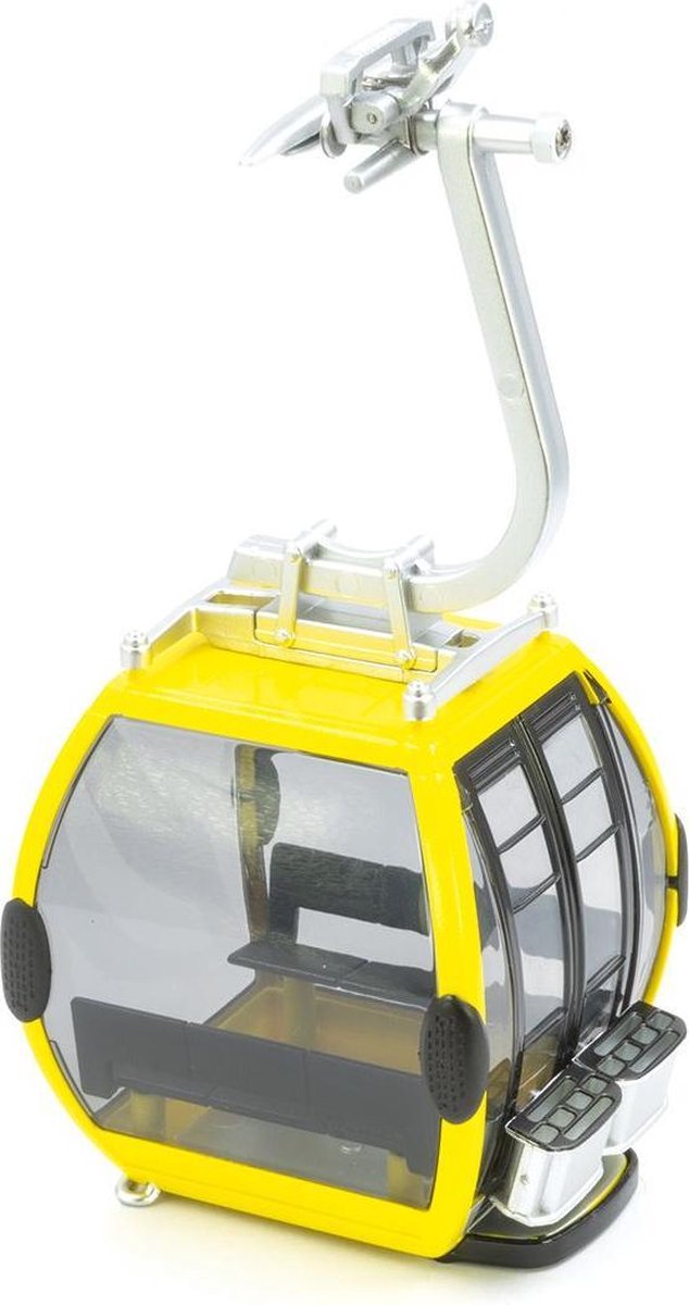 Jägerndorfer Modelbouwpakket - 84002 Gondel Omega IV 8 Geel Miniatuur Model - 1:32 - Kerstdorp