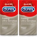 Durex 24 Condooms Ultra Sensitive Voordeelpakket