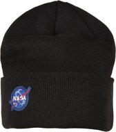 Mister Tee NASA - NASA Embroidery Beanie black one size Beanie Muts - Zwart