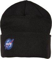 Urban Classics NASA Beanie Muts NASA Embroidery Zwart