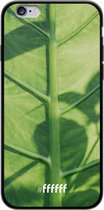 iPhone 6s Hoesje TPU Case - Leaves Macro #ffffff