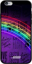 iPhone 6s Hoesje TPU Case - Love is Love #ffffff