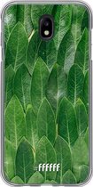 Samsung Galaxy J7 (2017) Hoesje Transparant TPU Case - Green Scales #ffffff