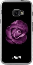 Samsung Galaxy Xcover 4 Hoesje Transparant TPU Case - Purple Rose #ffffff