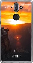 Nokia 8 Sirocco Hoesje Transparant TPU Case - Rock Formation Sunset #ffffff