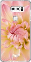 LG V30 (2017) Hoesje Transparant TPU Case - Pink Petals #ffffff