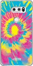 LG V30 (2017) Hoesje Transparant TPU Case - Psychedelic Tie Dye #ffffff