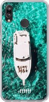 Huawei P20 Lite (2018) Hoesje Transparant TPU Case - Yacht Life #ffffff