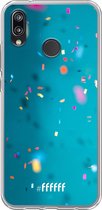 Huawei P20 Lite (2018) Hoesje Transparant TPU Case - Confetti #ffffff