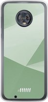 Motorola Moto G6 Hoesje Transparant TPU Case - Fresh Geometric #ffffff