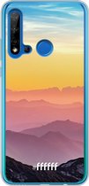 Huawei P20 Lite (2019) Hoesje Transparant TPU Case - Golden Hour #ffffff