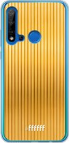 Huawei P20 Lite (2019) Hoesje Transparant TPU Case - Bold Gold #ffffff