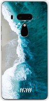 HTC U12+ Hoesje Transparant TPU Case - Beach all Day #ffffff