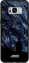 Samsung Galaxy S8 Hoesje TPU Case - Starry Circles #ffffff