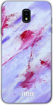 Samsung Galaxy J7 (2018) Hoesje Transparant TPU Case - Abstract Pinks #ffffff