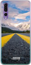 Huawei P30 Hoesje Transparant TPU Case - Road Ahead #ffffff