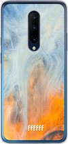 OnePlus 7 Pro Hoesje Transparant TPU Case - Fire Against Water #ffffff