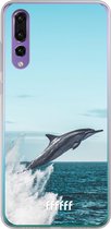 Huawei P30 Hoesje Transparant TPU Case - Dolphin #ffffff